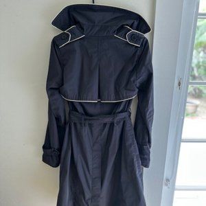XS Club Monaco Navy Trench Coat
